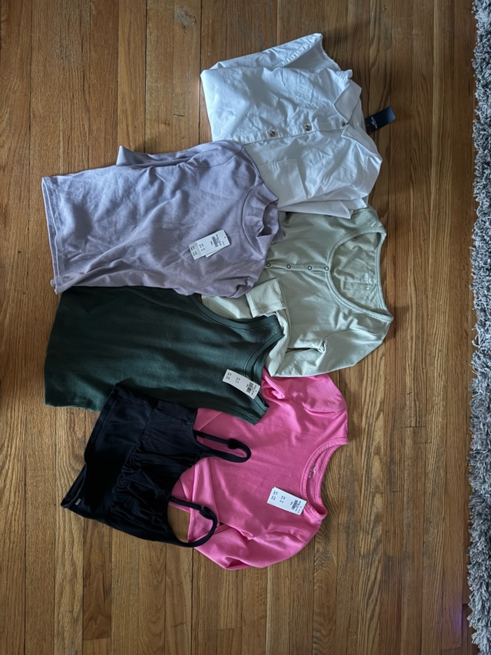 Mixed Women's Tops Bundle - White, Lavender, Sage, Olive, Pink, Black